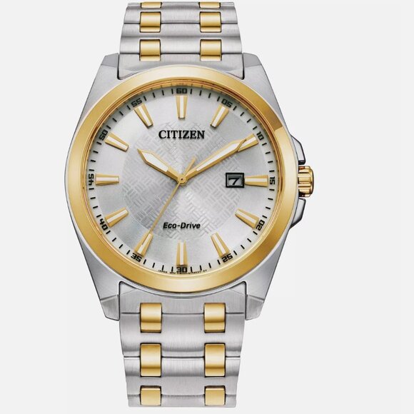 NEW Citizen Mens Two Tone 41mm Calendar Watch